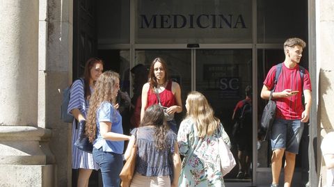 Imagen de archivo de la facultad de Medicina de la USC, la única gallega