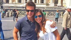 Lara lvarez y Perico Durn en Roma hace 13 aos