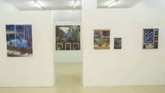 Exposicin de Pablo Castaeda en la Galera Marisa Marimn de Ourense.