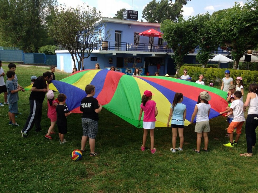 Los ni�os son los grandes protagonistas de los festejos.