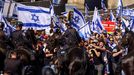 Protesta en Tel Aviv contra la reforma judicial del Gobierno de Netanyahu