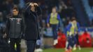 Javi Calleja, durante el Real Zaragoza-Real Oviedo