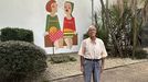 Manuel Yez, en la Escuela Oficial de Idiomas de Ferrol. 