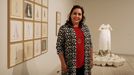Celeste Garrido, artista y comisaria e la exposición «Voilá la femme»