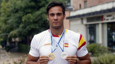 Rodrigo Germade. También ganó el oro europeo y la plata mundial con el K4 500 de Toro. Un barco que aspira a todo.