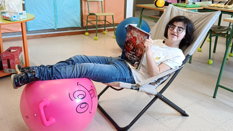 Mara es una de las pocas asturianas que sufre el s�ndrome�de Rubinstein-Taybi