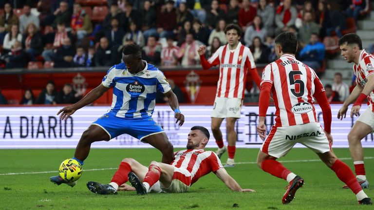 El «1x1» del Deportivo en el empate ante el Sporting en Gijón