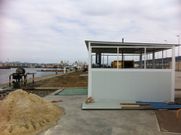 Nuevas casetas para cubrir las estaciones de bombeo.