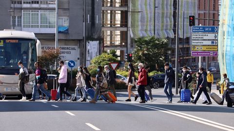 Estudiantes en Santiago