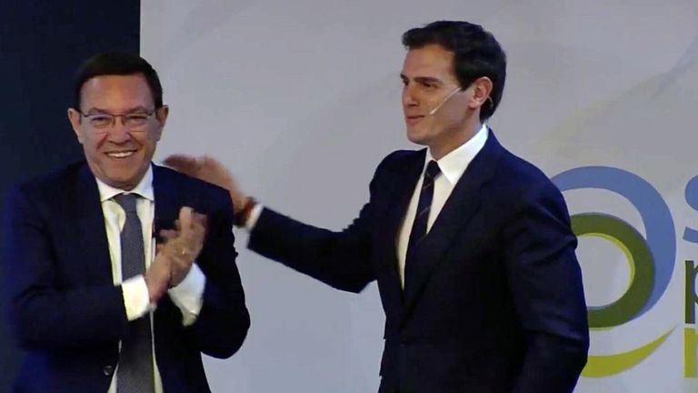 Albert Rivera y Juan Vázquez