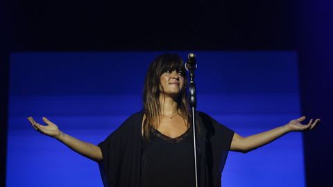 Vanesa Martín en su concierto en A Coruña en el 2017