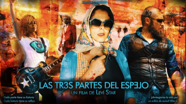 Cartel de «Las Tr3s Partes del Espejo», de Leví Star