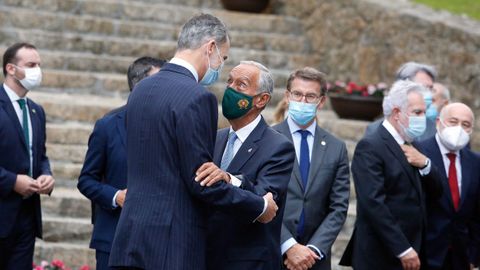 El Foro La Toja Vnculo-Atlntico se inaugur el jueves con la presencia del rey Felipe VI y del presidente de Portugal, Marcelo Rebelo de Sousa