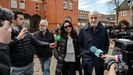La mujer de Puigdemont acudió ayer a la prisión de Neumünster para visitar a su marido