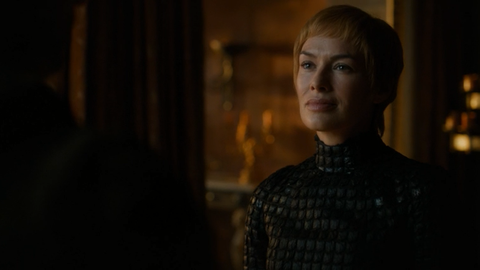 Cersei Lannister en el episodio 7x05 de Juego de Tronos