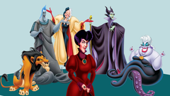 Atrs quedaron conocidos villanos como Scar (Rey Len), Hades (Hrcules), Cruella de Vil (101 Dlmatas), Lady Tremaine (Cenicienta), Malfica (La bella durmiente) o rsula (Sirenita).