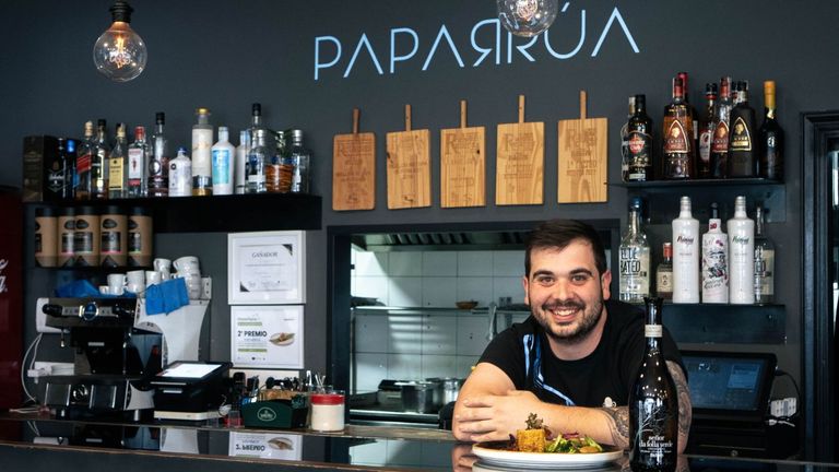 Adrián Santalices, Chef del Restaurante Paparrúa