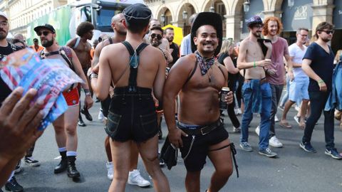 Manifestación del Orgullo Gay en París