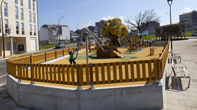 Parques infantiles vallados
