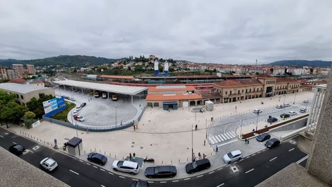 Vista panorámica de las estaciones de Ourense