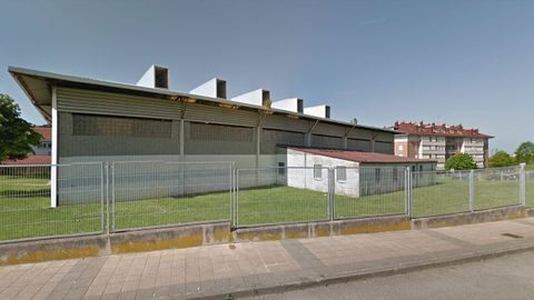 Polideportivo del CP La Vallina, en Luanco