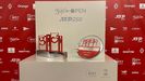 Los trofeos del Torneo Gijón Open ATP 250 de 2022, diseñados por Juan Jareño