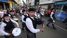 El desfile de bandas de las naciones celtas, en imágenes