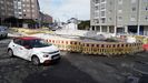 En agosto comenzaron las obras de construccin de la glorieta de la plaza de la iglesia de Vilaboa y ya se aprecia la fuente que contendr, que supondr una transformacin de la zona, que ir acompaada de mejoras del mobiliario y plantacin de rboles.
