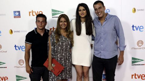 Carlos, Sally, Andrea y Antonio, los finalistas de MasterChef.