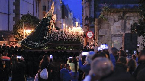 Martes Santo | Procesión de Jesús atado a la Columna y la Santísima Virgen de la Esperanza. Cofradía de Dolores