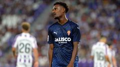 Hassan, en el Valladolid-Sporting de la pasada temporada