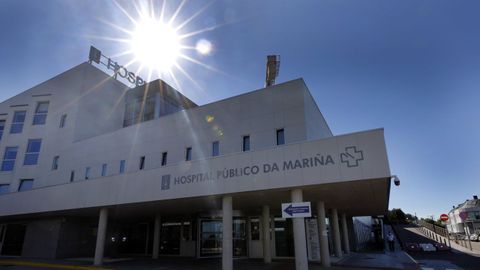 Fachada del Hospital Público da Mariña