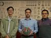 Parte del equipo de an�lisis de datos de Orlegi: Santiago Villarreal (izquierda), Andr�s Conesa (centro) y Hugo Camacho (derecha)