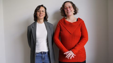 La CEO de PlaBiTe, Andrea Acebes, y la directora cient�fica (CSO), Laura Guti�rrez