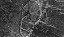 Imagen del castro de Orros en las fotografías del vuelo americano de 1956