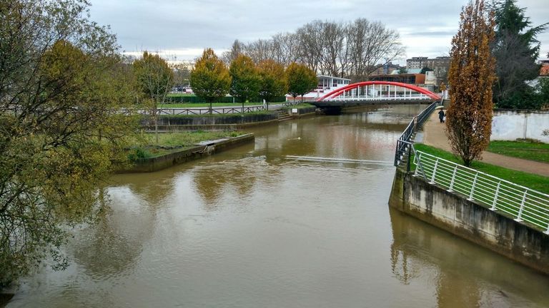 El río Piles, a su paso por Las Mestas