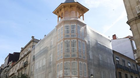 Protección del edificio de Vázquez Guliás, en la calle del Paseo de Ourense