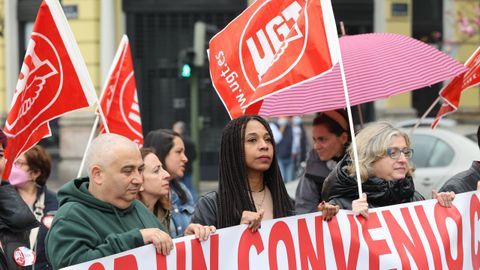 Manifestación del 1 de Mayo de UGT y CCOOO en A Coruña