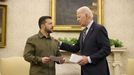 Reunin entre Biden y Zelenski, el 22 de septiembre en la Casa Blanca.
