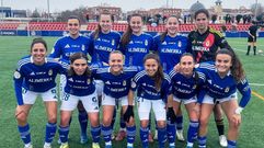 Alineacin del Real Oviedo femenino ante el Atltico C