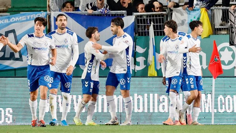 Jesús de Miguel, Enric Gallego y Nacho Gil, el demoledor tridente del Tenerife que amenaza al Lugo