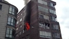 Explosi�n de gas en el centro de Vilagarc�a