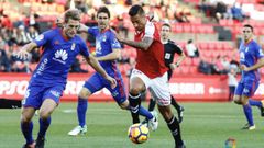 Carlos Hernandez Real Oviedo Nastic.Carlos Hernandez, durante el encuentro frente al Nastic