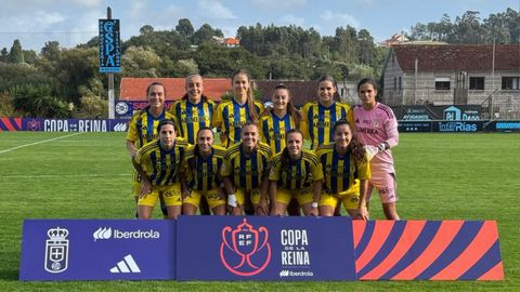 Alineacin del Real Oviedo en el partido de Copa de la Reina ante el Villalonga
