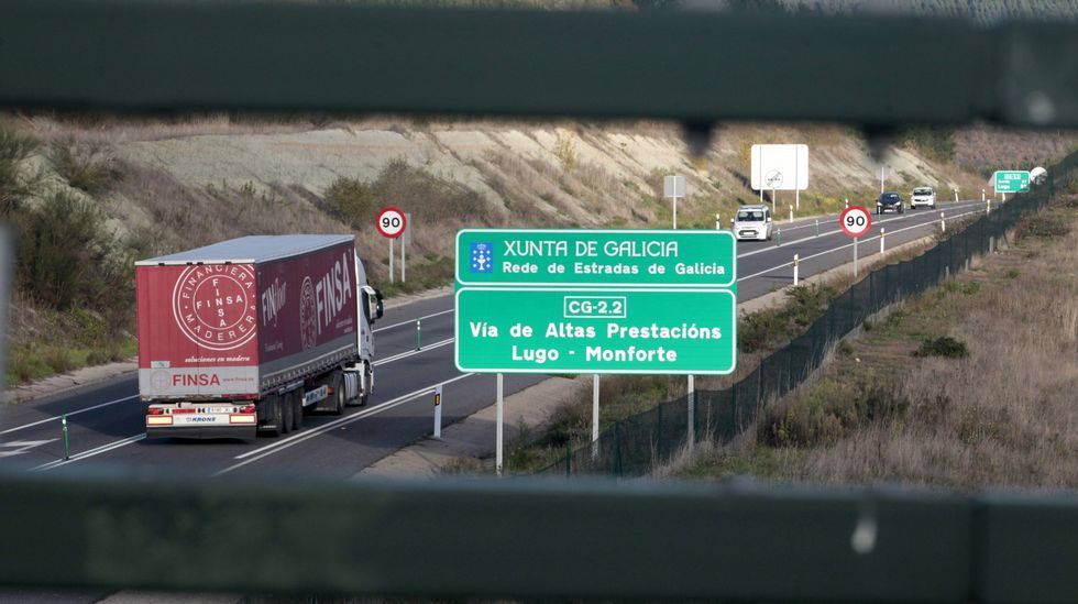 Por el tramo del corredor ms prximo a Monforte circularon en el 2021 una media de 2.551 vehculos al da