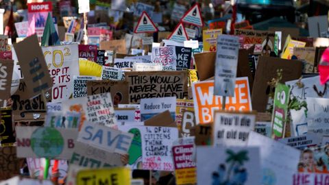 Marcha en el centro de Londres