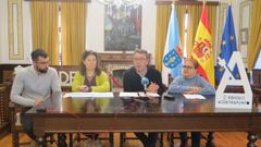 Representantes del Concello y de Acisa presentaron este martes los detalles del acto del da 25 en Madrid