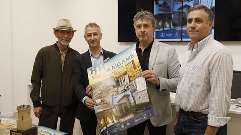 Xulio Fernndez, Pablo Prez, Antonio Puga e Xavier lvarez presentaron a Romara Raigame