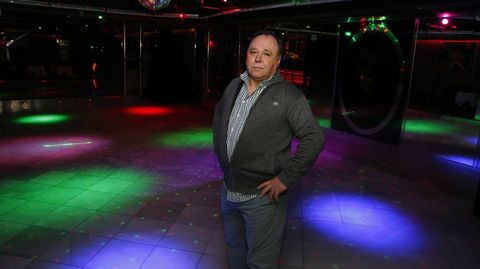 Malleiro, en el año 2018, en la pista de la discoteca Daniel
