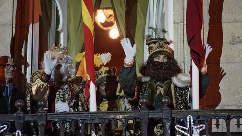 Cabalgata de Reyes de Ourense.En Ourense miles de nios pidieron a los Reyes Magos caramelos y disfrutaron con una cabalgata de dos horas de duracin